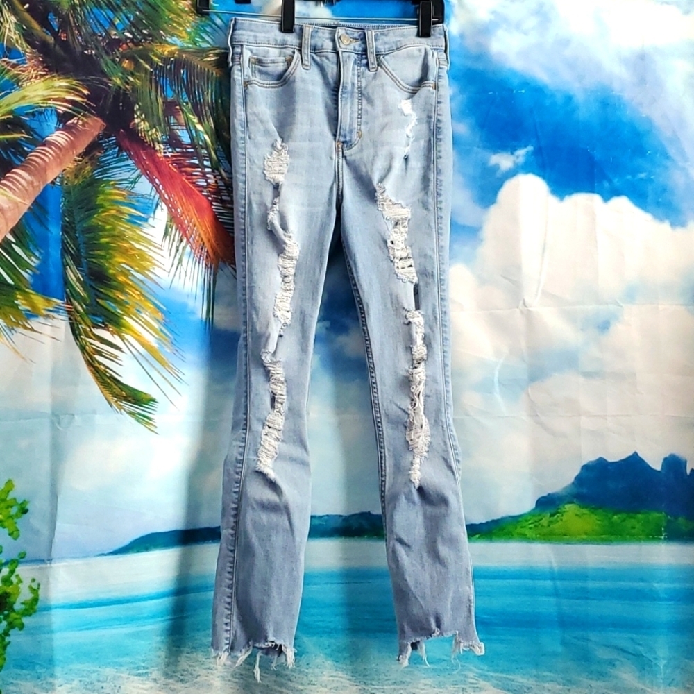 HOLLISTER  ultra hi rise crop super skinny classic stretch W25 L26 / 1R